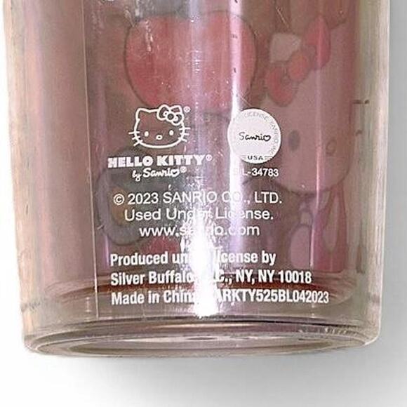 Hello Kitty Mouse Heart Balloons Sanrio 2023 Valentine's Tumbler Cup Kawaii - Picture 2 of 7